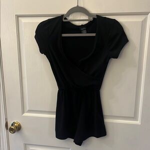 Rue21 Black Wrap Shorts Romper Size XS